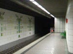 Eine Bogestra U35 Doppelgarnitur fhrt an der Haltestelle Bochum Waldring in Richtung Herne ein.