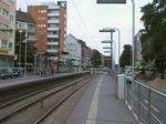 Kleiner Rundblick um die Stadtbahnhaltestelle, Vahrenwalder Platz der stra, am 30.06.10.