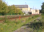 Ausfahrt einer U-Bahn aus der Louis-Lewin-Strae in Richtung Alexanderplatz. 19.9.2009