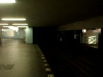 Einfahrt der U3 nach Nollendorfplatz (Gleisdreieck) in den Bahnhof Spichernstrae.