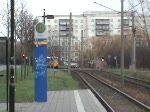 Auf der Stadtbahnstrecke nach Leipzig-Gr�nau (Hst.