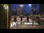 Selten geworden sind Tatra-Bahnen in Dresden und erst noch die Begegnung zweier solcher, wie hier am Pirnaischen Platz am 01.01.2009.