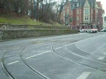 Kt4 der Erfurter Verkehrsbetriebe Ag,kommt in Richtung Hbf gefahren.Erfurt,Februar 09 Videolnge 0:22 Min.
