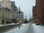 Die Straenbahnlinie 62 nach Wendenschlo an der Haltestelle Rathaus Kpenick.(13.2.2010)