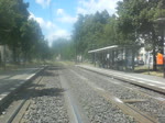 Mitfahrt in der Straenbahnlinie 12 zwischen den Haltestellen Prenzlauer Allee/Ostseestrae und Gustav-Adolf-Strae.(25.7.2010)