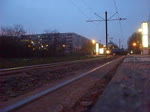 KT4D-t mod fhrt am abend des 31.03.2010 die Hst. Zingster Str./ Ribnitzer Str. aus...