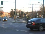 Tramhaltestelle Bellevuestrae, Ein- und Ausfahrt eines KT4D.