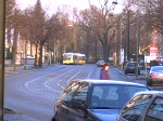 Seelenbinderstrae in Berlin Kpenick, in der Abendsonne des 29.3.2008 - zu sehen zwei Busse der Linien 169 bzw.