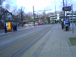 Eine Straenbahn der BSAG (Bremer Straenbahnen AG) vom Typ GT4 Wagen 3558 Linie 4s nach Arsten in Bremen Horn-Mhle