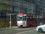 Die Triebwagen 109,133 und 135 an der Stadtpromenade.