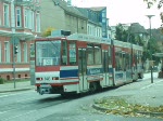KTNF6 -Pendelverkehr am 5.10.08 zwischen Neu Schmellwitz und Bonnaskenplatz wegen den jhrlichen Bauernmarkt-Umzug in der Innenstadt .