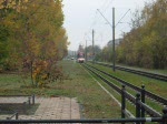 Der Tw 109 am 28.10.08 in Neu Schmellwitz .
