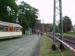 Ein N Triebwagen beim Frankfurter Verkehrsmuseum.