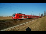 Einige Züge die an einem Nachmittag zwischen Gubberath und Noithausen auf der KBS 465 unterwegs waren. März 2011