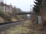 232 356-6 und 155 110-0 (WFL) waren am 21.03.21 mit einem leeren Holzzug in Pößneck oberer Bahnhof zu sehen.