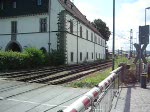 Ein  Seehas  der SBB Gmbh bei der Ausfahrt aus dem Bahnhof Konstanz, aufgenommen am Konzil.