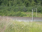 TGV am 5.7.09 auf dem Weg nach Stuttgart. Kurz vor Vaihingen/Enz.