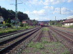 Eine DoSto RB aus Saalfeld (Saale) fhrt in Kronach ein.