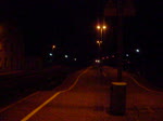 Eine RB von Lichtenfels nach Saalfeld fhrt am 28. Oktober 2009 in Kronach ein.
