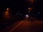 Eine 185 mit einem Gterzug durchfhrt am 28. Oktober 2009 Kronach in Richtung Saalfeld.