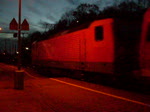 Eine RB von Naumburg nach Lichtenfels verlsst am 25. November 2009 mit +50 Kronach. Wegen einer Strung am Steuerwagen musste die Lok zwischen Kronach und Saalfeld umsetzen.