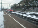 Ein 612er fhrt am 22. Dezember 2009 als RB aus Lichtenfels in Kronach ein.