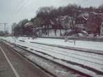 143 362-2 verlsst am 16. Februar mit einer RB bestehend aus drei Bn´s und einem ABn und ohne Steuerwagen den Bahnhof in Kronach in Richtung Lichtenfels.