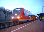 BR 612 als RE nach Lichtenfels am 24. Mrz 2010 in Kronach.