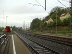 RB 16842 Lichtenfels-Saalfeld (Saale) fhrt am frhen Morgen des 15. Mai 2010 in Kronach ein.
