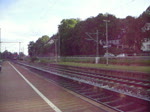 111 176-4 erreicht am 19. Juni 2010 mit ihrer RB 34198 aus Lichtenfels die Endstation Kronach auf Gleis 4.