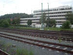 Der ICE 1513 bei der Einfahrt in Kronach.