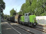 650 090 (G 6 von Captrain) am 23. August 2017 bei der Fahrt durch Bochum-Hamme.