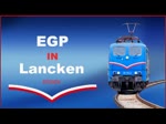 Nachdem der RE 9 nach Lietzow (Rügen) den Bahnhof Lancken in Sassnitz verlassen hat, beginnen die Rangierarbeiten der EGP Lok (BR 151) mit dem ersten Teil des beladenen Kreidezuges. - 20.05.2016
