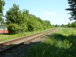 Ostseeland Verkehr GmbH VT 0002 als OLA 79804 von Ue´de Stadthafen nach Btzow in Torgelow