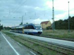 OstseelandVerkehr GmbH VT 0008 verlsst den Bahnhof Demmin am 03.08.08