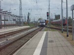 OLA80034 von Güstrow nach Rostock Hbf.bei der Einfahrt um 14.55 Uhr im Rostocker Hbf.(09.05.09)