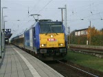 InterConnex80004 von Warnemünde nach Leipzig Hbf.bei Ausfahrt im Bahnhof Warnemünde.(08.11.08)