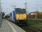 InterConnex80004 von Warnemnde nach Leipzig Hbf.bei Ausfahrt im Bahnhof Warnemnde.(08.11.08)