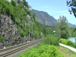 185 661 + 185 663 mit einem Lomo-KLV von Hamburg nach Verona am 19.05.2012 bei Jenbach. Viele Grüße an Tf.