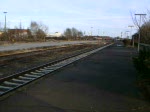 246 003 mit einen metronom Zug im Bahnhof ACV zur Weiterfahrt nach AH.(07.03.2009)
