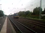MWB-Lok beim Rangieren im Bahnhof Rostock-Bramow.(29.08.08)