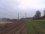 204 311 und 204 347 der MTEG zu sehen am 27.11.14 mit einem Holzzug kurz vor Hof/Saale.