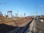 140 037 (Muldentalbahn) mit DGS 45191 Bremen Rbf - Kecskemet am 02.12.2016 in Göttingen