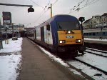 NOB80506 von Hamburg-Altona nach Westerland(Sylt) bei der Ausfahrt im Bahnhof Hamburg-Altona.Aufgenommen am 12.01.08