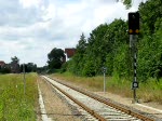 Ausfahrt LINT der  ola  nach Rehna, Gadebusch Bf 26.07.2009