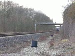 Einfahrt der Prignitzer Eisenbahn in den Bahnhof Gronau kommend als 29077 aus Enschede.