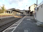 Eine ES64 U2 029 von Tx LOGISTIK bei der Durchfahrt des Königswinter Bahnhof , den 01.04.2015 