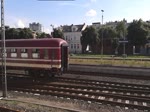 223 056-3 der WLE (Lok 22) bei Rangierarbeiten auf Bahnhof Wilhelmshaven um Ihren Sonderzug neu zusammen zu stellen. 13/09/2013
