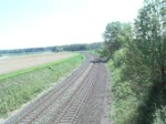223 068 zieht bei Oberteich ein ALX nach Hof.