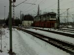 Eine HVLE 185 in Lehrte am 10.02.2010.